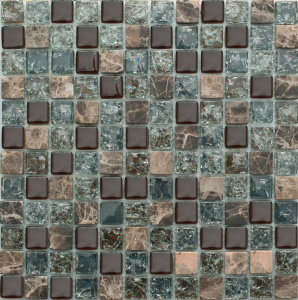 No-191A камень и стекло (23х23х8) 300х300
