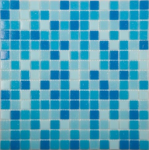 Мозаика mix1 синий (бумага) 327х327